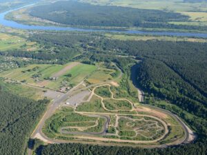Kačerginės Nemuno žiedas Red Helmet