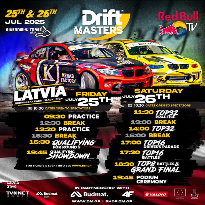 Drift Masters schedule