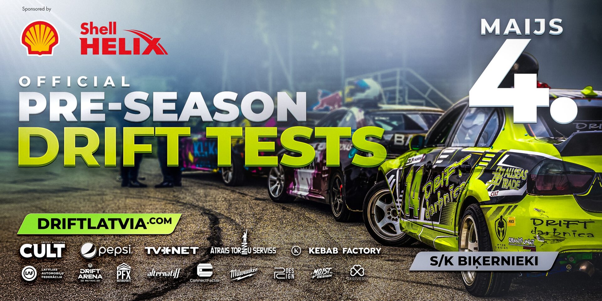 www.driftas.eu pre-season drift tests