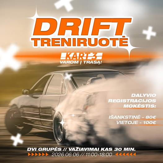 Kart3 Drift treniruotė