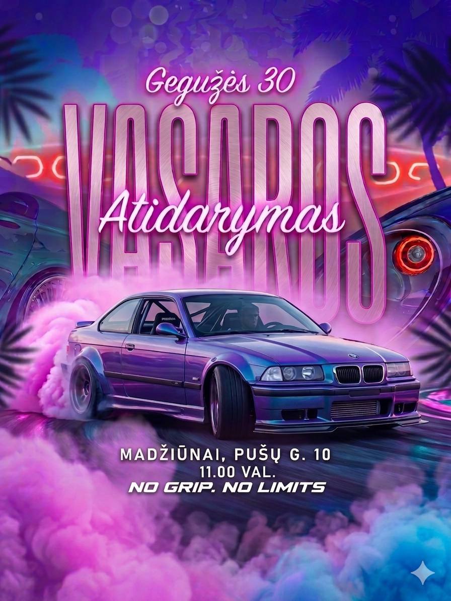 vasaros atidarymas