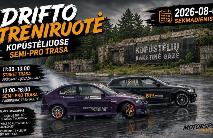 drifto treniruote