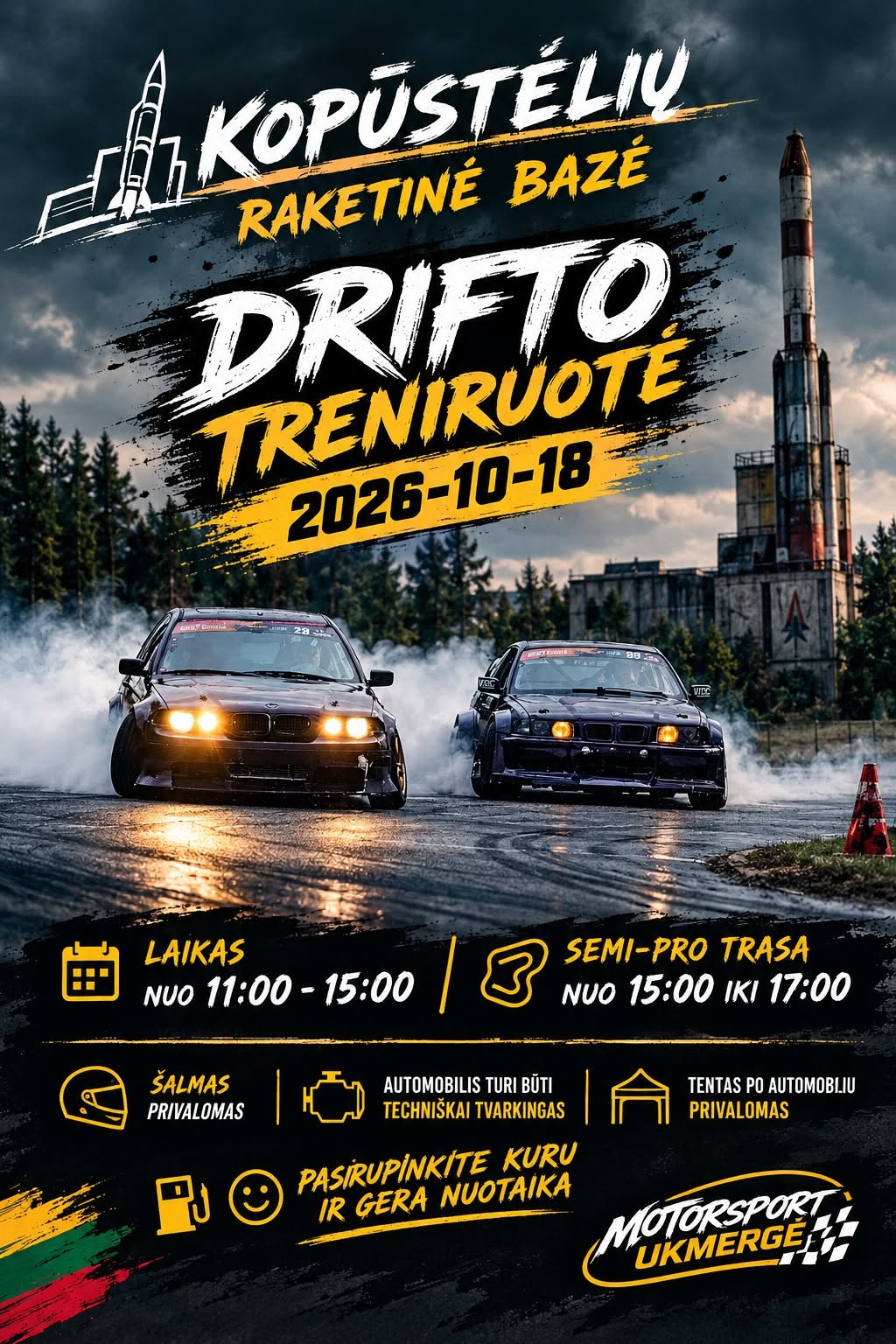 drifto treniruote